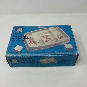 Vintage Gerber hot’n cold feeding dish model #3718